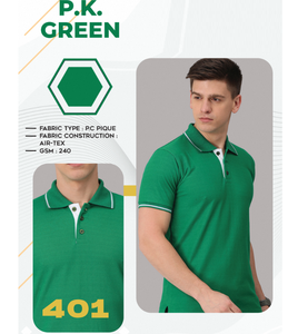 T-shirt en tissu piqué de qualité supérieure pour hommes, 240 GSM, Air Tex, respirant, doux, durable, confortable, coupe décontractée, vêtements d'été - Product Image 5