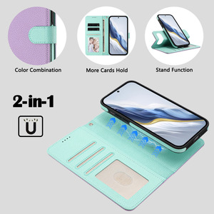 Étui <span class=keywords><strong>de</strong></span> téléphone en cuir à motif litchi détachable, <span class=keywords><strong>coque</strong></span> <span class=keywords><strong>de</strong></span> <span class=keywords><strong>protection</strong></span> <span class=keywords><strong>de</strong></span> luxe avec aimant pour Google <span class=keywords><strong>Pixel</strong></span> 10 Pro XL/9 Pro XL - Product Image 5