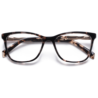 Elan Optical YB8510 Monture de lunettes œil-de-chat classique la plus vendue pour femme, monture complète en acétate avec métal, livraison rapide