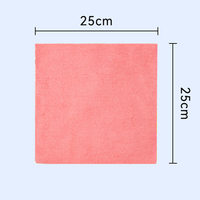 20er-Pack Wiederverwendbare Papiertücher Mikrofaser-Reinigungstücher Rolle 25x25cm Abreißbare Tücher für Autowäsche Küchenputztücher Fusselfreie Lappen