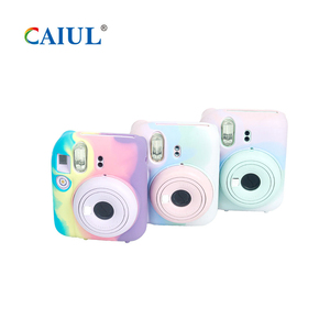 Fujifilm Instax mini 12 용 카메라 가방 인스턴트 카메라 방수 충격 방지 보호 가방 실리콘 케이스