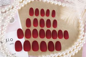 Goutte d'eau d'amande nail <span class=keywords><strong>euro</strong></span>-n Français portant nail mignon portant nail conseils Art Charmes En Gros - Product Image 3