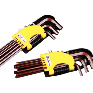 Qijun công nghiệp cấp 1 năm bảo hành S2 Allen cờ lê chín mảnh đặt bóng Đầu mận hoa tuốc nơ vít 10mm bù đắp mô-men xoắn 10nm - Product Image 1