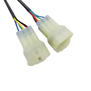 Automotive Oxygen Sensor Connector 6180-6181 Motorcycle Wiring Harness Plug 6way