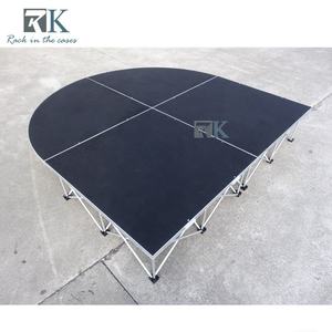 Escenario Portátil con Plataforma Antideslizante para Eventos al Aire Libre, Escenario Elevado de Aluminio - Product Image 6