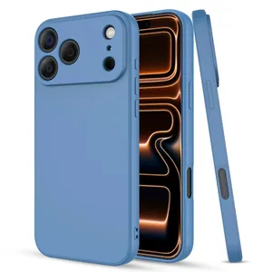 NUEVA Funda de Silicona Suave para iPhone 17 Pro <span class=keywords><strong>Max</strong></span>, Compatible con iPhone <span class=keywords><strong>Air</strong></span> 17, 15, 11, 12, 13, 14, 16 Pro <span class=keywords><strong>Max</strong></span> <span class=keywords><strong>Plus</strong></span>, Antigolpes - Product Image 1