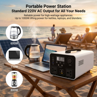 Nouvelle Banque d'alimentation portable 220 Volts, Station d'alimentation portable, Alimentation de secours pour la maison