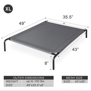 Cama elevada para perros pequeños, medianos y grandes, mascotas - Product Image 2