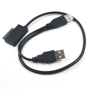 Cable <span class=keywords><strong>USB</strong></span> 2.0 a <span class=keywords><strong>SATA</strong></span> 6+7 de <span class=keywords><strong>13</strong></span> Pines, Cable <span class=keywords><strong>USB</strong></span> a <span class=keywords><strong>SATA</strong></span> Slimline para Disco Duro Externo de Portátil, HDD, Caddy, DVD - Product Image 4