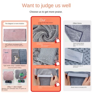 ผ้าขนหนูคอรัลฟลีซแบบสี่เหลี่ยมผืนผ้าสำหรับผู้หญิง รุ่น <span class=keywords><strong>DHC</strong></span>-051 ของ Longhley ซึมซับน้ำได้ดี แห้งเร็ว ใช้เช็ดผม เช็ดมือ ซักมือ สำหรับใช้ในบ้าน - Product Image 3