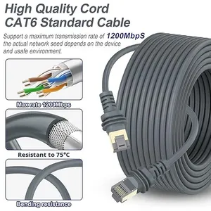 <span class=keywords><strong>Cable</strong></span> <span class=keywords><strong>de</strong></span> <span class=keywords><strong>Datos</strong></span> Gen3 V3 Extensión Doble Blindaje <span class=keywords><strong>6</strong></span> <span class=keywords><strong>Cable</strong></span> <span class=keywords><strong>de</strong></span> Red Impermeable RJ45 Conexión <span class=keywords><strong>de</strong></span> Comunicación Router - Product Image 5