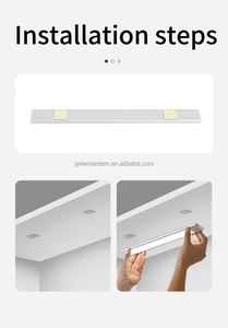 Luz Nocturna LED Pequeña con Sensor de Movimiento para Pasillo y Armario, Tira de Luz LED con Sensor de Cuerpo Humano para Gabinete, Carga USB - Product Image 2