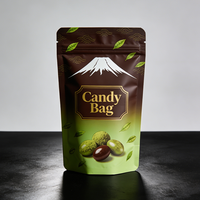 Sachets refermables en plastique et aluminium imprimés sur mesure, écologiques, pour emballage de barbe à papa, sac en mylar