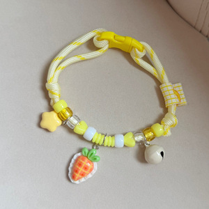 Lindo collar para perro con ribete crema, decoración digna de Instagram, accesorio para gatos, collar de peluche para Bichón Frisé y Teddy Bear - Product Image 5