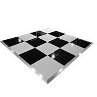 Plancher de danse extérieur professionnel moderne classique de haute qualité, idéal pour les événements, en matériau HPL et aluminium, best-seller