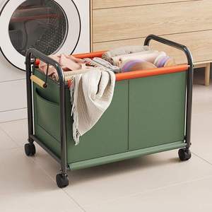 Carrito <span class=keywords><strong>de</strong></span> Juguetes Plegable <span class=keywords><strong>de</strong></span> Hierro para Niños con Estantería Móvil para Libros, Bloques <span class=keywords><strong>de</strong></span> Construcción, Libros Ilustrados, <span class=keywords><strong>Muñecas</strong></span> y Aperitivos para la Sala <span class=keywords><strong>de</strong></span> Estar - Product Image 4