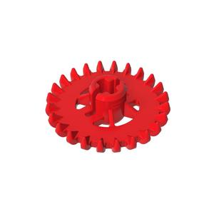 Corona dentada compatible de 24 dientes para kits de robótica, piezas y accesorios de bloques de construcción educativos, bloques de construcción de ABS - Product Image 4