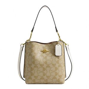 Le sac bandoulière en forme de seau pour femme a une grande capacité et est doublé de matériau PU (fabriqué en fibre de polyester). - Product Image 3