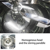 Homogénéisateur de crème cosmétique complet, machine de mélange pour mayonnaise, nettoyant visage, tonique, émulsifiant, équipement de fabrication de lotion liquide avec moteur