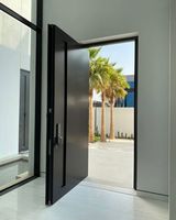 Portes extérieures rétro OEM en gros, revêtement anti-fongique, détails décoratifs classiques faits à la main