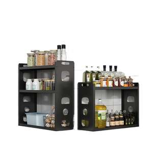 Estante de Especias Multicapa para Montar en la Pared, 6 Niveles, Fácil de Limpiar, Estante de Almacenamiento de Cocina para Aceite, Sal, Salsa de Soya, Vinagre - Product Image 5