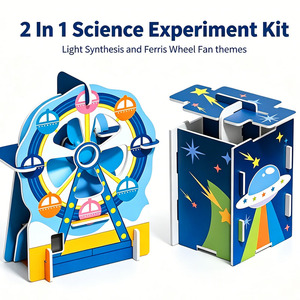 Kit <span class=keywords><strong>de</strong></span> Experimentos Científicos STEAM 2 en 1 EPT, Síntesis <span class=keywords><strong>de</strong></span> Luz, Ventilador <span class=keywords><strong>de</strong></span> Rueda <span class=keywords><strong>de</strong></span> la Fortuna, Iluminación Eléctrica DIY, Juguetes STEM <span class=keywords><strong>de</strong></span> <span class=keywords><strong>Ciencia</strong></span> e Ingeniería - Product Image 1