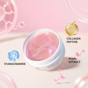 Patchs Hydrogel Premium Éclaircissants et Anti-Poches <span class=keywords><strong>pour</strong></span> le Contour des <span class=keywords><strong>Yeux</strong></span> à la Caféine avec Peptides et Collagène - Fournisseur en Gros - Product Image 1