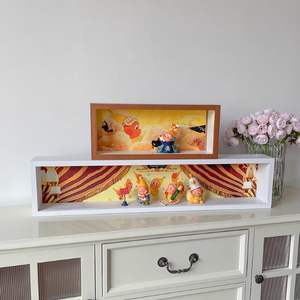 Star <span class=keywords><strong>People</strong></span> Blind Box Doll Figurite Collection Display Illuminated Storage <span class=keywords><strong>Shadow</strong></span> Box Frame - Product Image 5