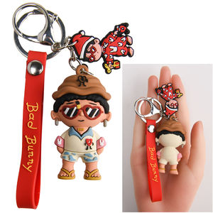 2024 los más nuevos regalos de Feliz Año Nuevo Sneaker Cute Cartoon 3D Tiger Dolls PVC llavero de goma encanto llavero con lindo animal - Product Image 4