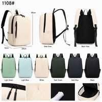 Mochila Multifuncional Impermeable para Portátil, de Poliéster, Diseño Minimalista, Casual, Universal, Multicapa, para Estudiantes