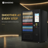 Unidad de Exhibición Refrigerada BANDENG 6610Pro 22T para Snacks y Bebidas, con Rango de Enfriamiento de 4°C a 25°C para Exhibición de Productos Mixtos