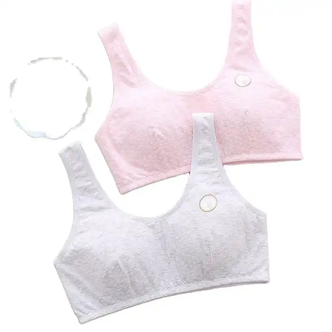 girls lovely print cotton training bra