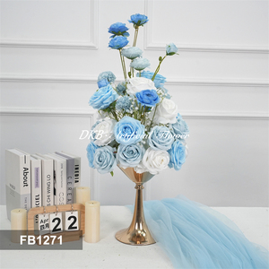 DKB Custom Silk Artificial Flower Ball Centerpiece for Wedding Christmas & New Year-Handmade Realistic Customizable Size & Color - Product Image 3
