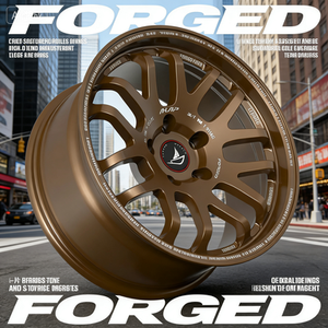 Rines de Aleación Forjados de 1 Pieza, Monoblock GBC, Personalizados, Color Bronce, Multirradio, Nuevos para Autos de Pasajeros, Tuning Urbano, Ligeros - Product Image 1