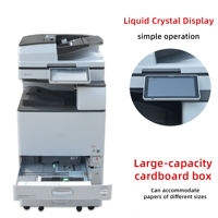 Mesin fotokopi hitam-putih Ricoh MP3555 4055 5055 6055 bekas, mesin all-in-one pencetak laser A3 untuk penggunaan kantor dan komersial