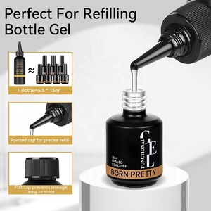 BORN PRETTY Top Coat Gel Lucido Trasparente Senza Residui, Qualità Professionale, Grande Capacità 100ml, Finitura Brillante - Product Image 4