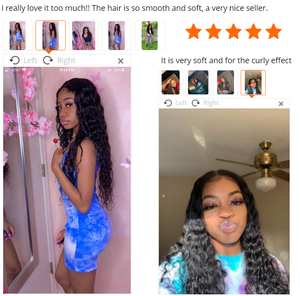 Vente en gros perruque péruvienne 13x4 avec lace cheveux humains perruque transparente avec lace frontale, perruque <span class=keywords><strong>suisse</strong></span> complète avec lace frontale et deep wave pour femmes noires - Product Image 4