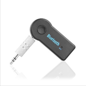 <b>Bluetooth</b> Car Kit 3.5mm Aux Audio <b>Receiver</b> Hands Free With Mic For Car Stereo System - Product Image 4