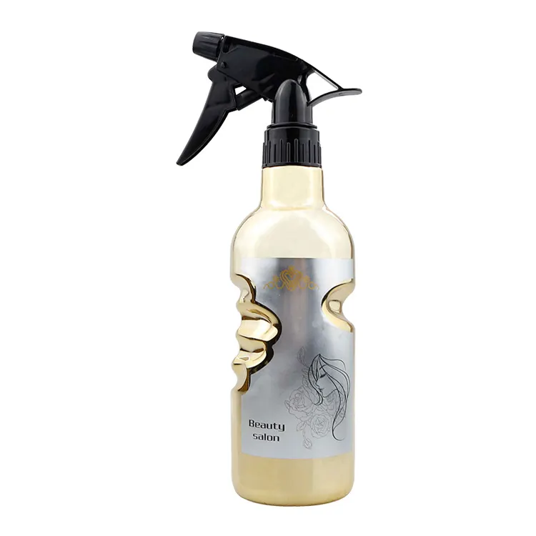 REMAX Hair Palm Electroplating Spray Bottle 500ml Retro Oil Plastic Bottle Hair Stylist Special Ultra Fine Spray Bottle