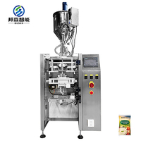 Machine automatique à haute productivité contrôlée par PLC pour le conditionnement de liquides (piment, ketchup, sauce salade) et de produits alimentaires en sachets refermables à fermeture éclair en papier