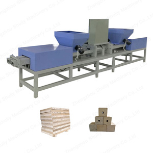 लकड़ी शेविंग फूस गर्म ईट मशीन संकुचित चूरा ब्लॉक बनाने की मशीन - Product Image 3