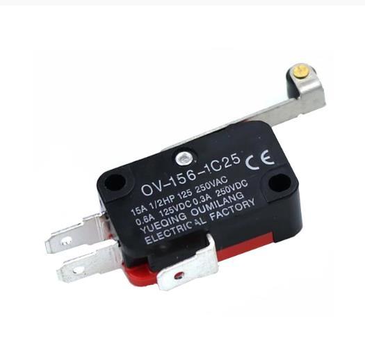 5x V-154-1C25 Microschalter – Moment-Schnappschalter, SPDT, 16A, C16, Endlessparts