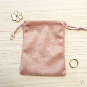 Custom Logo Printing <b>Small</b> Velvet Jewelry Packaging Luxury Drawstring <b>Bag</b> Gift Perfume Pouch - Product Image 4