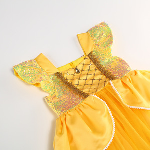 Nouveaux enfants Halloween Costume paillettes <span class=keywords><strong>princesse</strong></span> cloche habiller <span class=keywords><strong>raiponce</strong></span> tenue <span class=keywords><strong>princesse</strong></span> robe pour fille cadeau d'anniversaire - Product Image 3