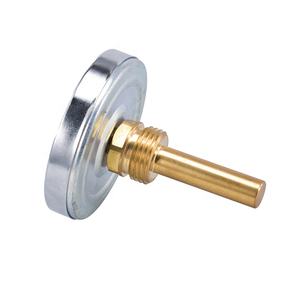 Цифровой биметаллический термометр 2,5 дюйма для труб водогрейных котлов, латунный шток, класс защиты IP55, OEM/ODM, настраиваемый, диапазон температур 0-120°C - Product Image 2