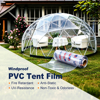 Rouleaux de PVC transparents imperméables légers et économiques, résistants au gel, pour la couverture de serres extérieures