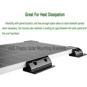SunX-Tech Fournisseur d'usine, supports de montage de panneaux solaires de haute qualité <span class=keywords><strong>pour</strong></span> toits de camping-cars, 6 ou 7 pièces, supports de montage en plastique ABS <span class=keywords><strong>solaire</strong></span> <span class=keywords><strong>pour</strong></span> caravane - Product Image 5