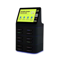 Batterie Li-Polymère 12 Emplacements 7200mAh 60W de Sortie 4G/3G/2G Charge Rapide Station de Location de Batteries Partagées Chargeur Portable Commercial