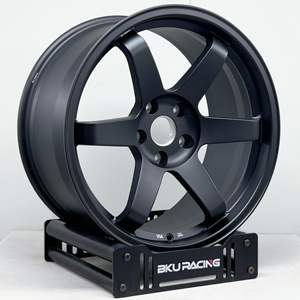 Jantes Bku forgées 5x112 pour <span class=keywords><strong>MINI</strong></span> <span class=keywords><strong>Cooper</strong></span> R56 F56 <span class=keywords><strong>Cooper</strong></span> Works JCW Clubman 17 18 19 pouces, jantes en alliage léger gris canon - Product Image 3