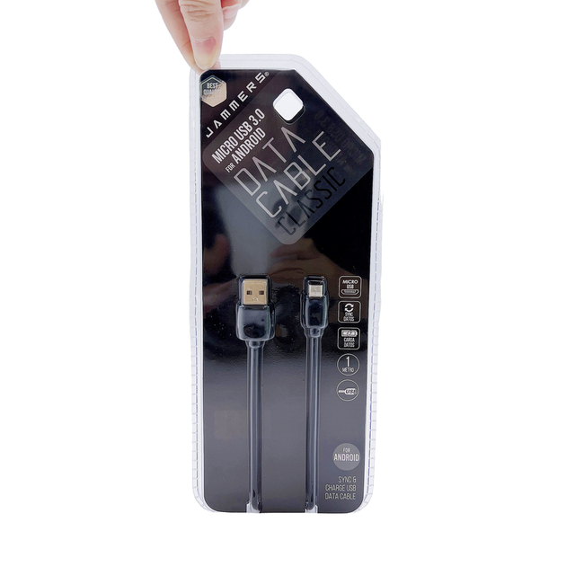 Custom Shape PVC PET Transparent Clamshell Blister Packaging Hard Data Cable Double Blister Packaging
